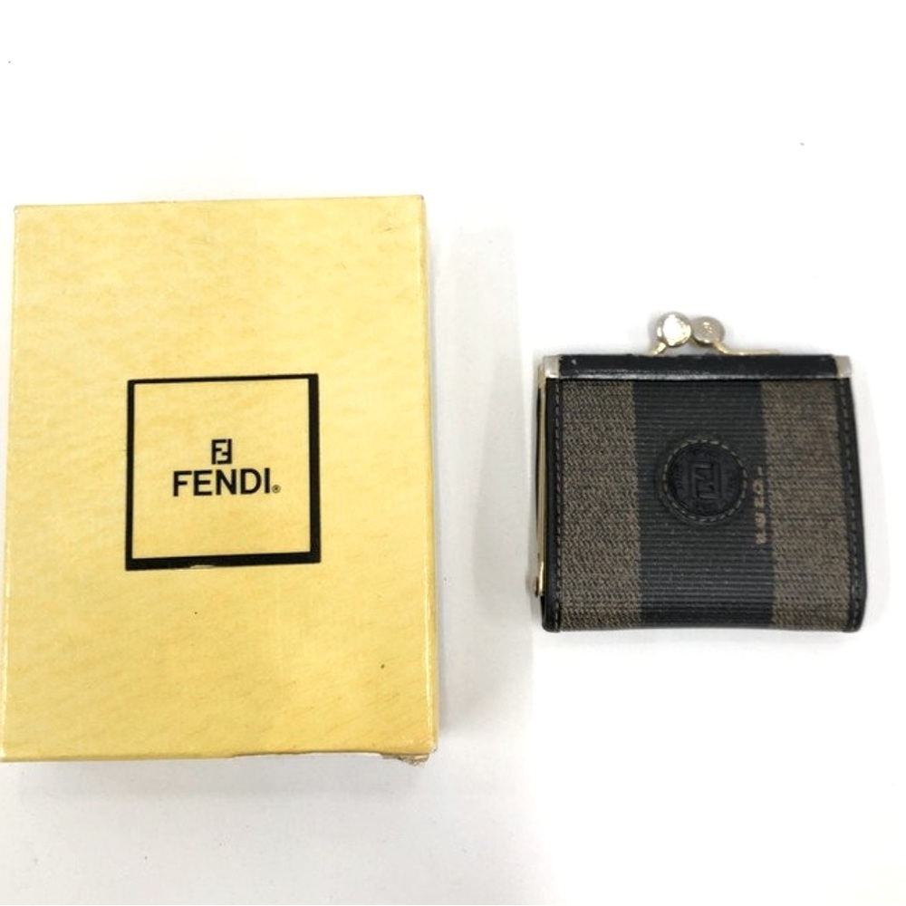 FENDI PEQUIN KISSLOCK COIN CASE